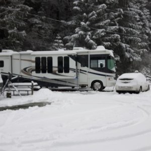 Winter camping