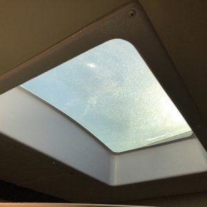 Clear Skylight in bathroom