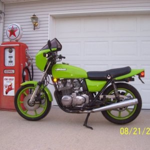 My 1978 Kawasaki KZ650C2. I have had since Nov. 1979.