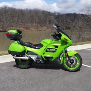 My 2000 Honda ST1100 after I had it painted.