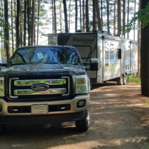 Our rig at the campsite. 

20180629 135234