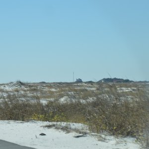 The road to Fort Pickens FL