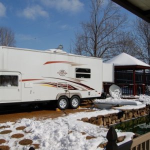 Parked in yard for the winter.