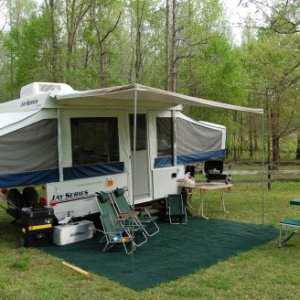 First Camper all set up