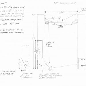 Aft Reinforcement Kitchen Slide