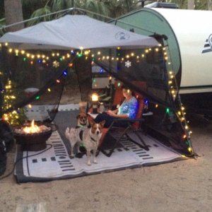 Christmas camping in Florida getting away from it all