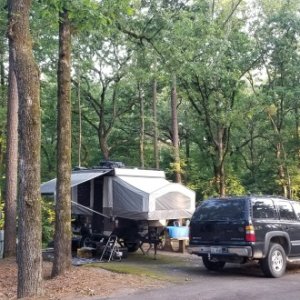 Nimrod Lake, Arkansas 
An AC is a beautiful thing