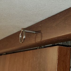 Pip pin to secure sliding door 2