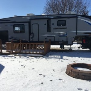 Move in day for the new RV.