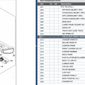 Dynamax M2 Seat Hieght Adjustment Control Valve