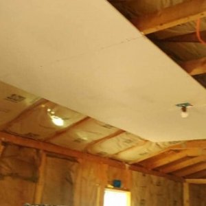 Insulation and sheetrock