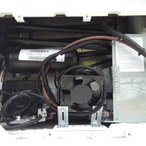 exterior 120v frig fan