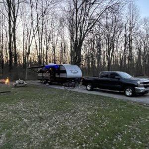 Maiden voyage to our local state park for a shakedown.