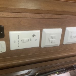 Switches by front door