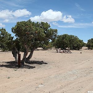 Non-developed BLM campsites at The Wedge