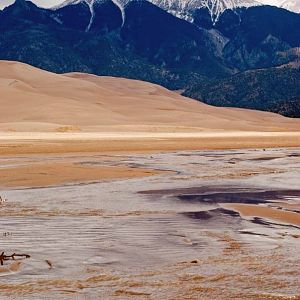 Medano Creek and Mt Herard