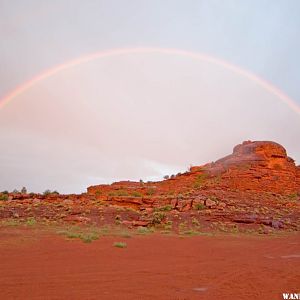 Rainbow to the East--Indian Creek Camp