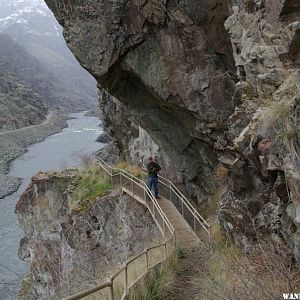 Hells Canyon Dam Stairs