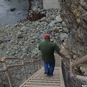 Hells Canyon Dam Stairs