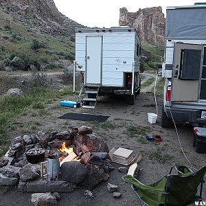 Primitive camping at Succor Creek