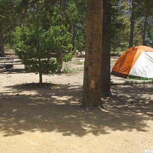 Tents Only in Long's Peak Campground