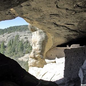 Cave Dwellings--Gila National Monument