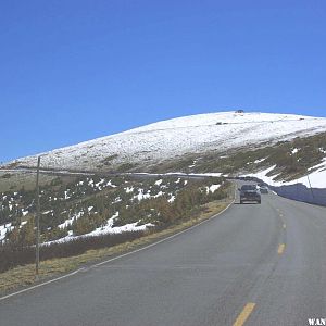 Old Snow on Trail Ridge Road