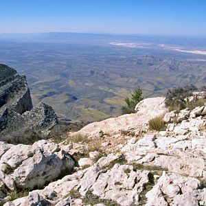 El Capitan from Guadalupe Peak Trail