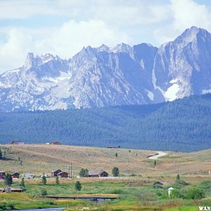 The Sawtooth Mountains from Stanley Basin