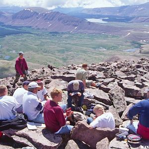 Mobs on Top of Utah--13,528ft