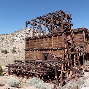 Pioche Aerial Tramway Wood Works