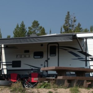 5th Wheel Camping, East Park, Utah
We finally graduated to a 5th wheel in 2021. This is the life! It's small for a 5th wheel but the 1/2ton pickup can