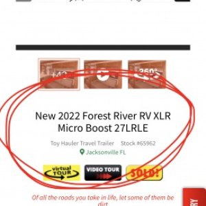 The Dealership advertises this unit as new, but the link doesn’t match the unit! Told by manufacturer that it is a 2022, but manufactured in 2021- wit