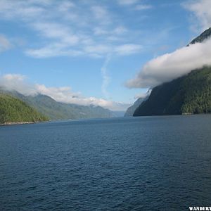 Dean Channel near MacKenzie cairn