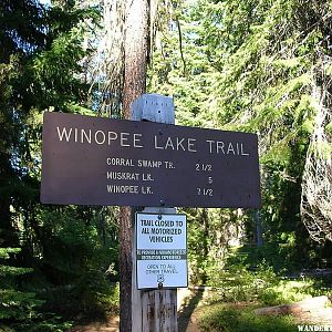 Winopee Lake Trailhead