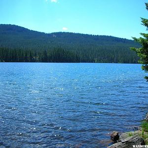 Mink Lake from the Shelter