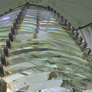 one of the few fresnel lens you can examine up close