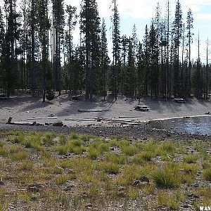 Beach at Little Fawn Campground