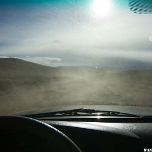 Wind storm on Lucky Boy Pass