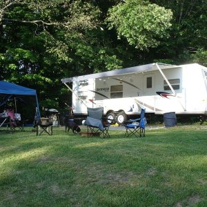 Odetah Campground in Bohzrah CT 2007