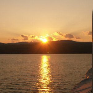 Sunset on Lake George