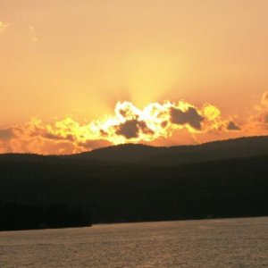 Lake George. New York Sunset