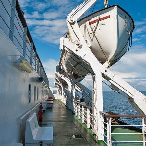 On board the Princess of Acadia