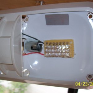 21 LED light mounted