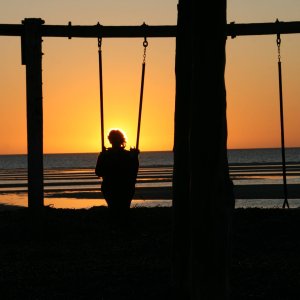 Australian Sunset on the beach