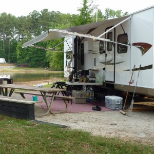 Windjammer 3002W at Oconee Point Campground, Seneca, SC