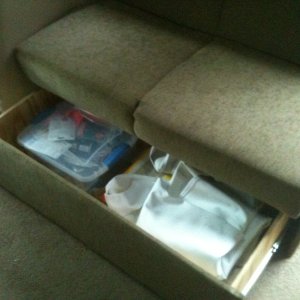 Jackife sofa storage drawer