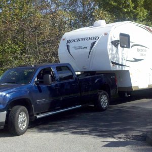 2011 GMC Sierra, 2012 Rockwood 5th Wheel