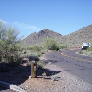 View down the road