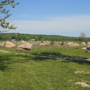 Boulder field at Johnson Shut-ins.